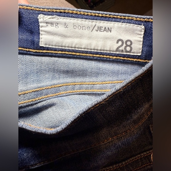 Rag & Bone Blue Skinny Jeans, size 28 - Picture 6 of 8
